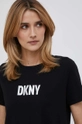 μαύρο Μπλουζάκι DKNY