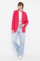 Dkny t-shirt P3EHFDNA beżowy AW23