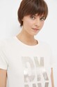 Îmbrăcăminte Dkny tricou P3EHFDNA bej