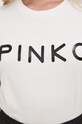 Bavlněné tričko Pinko 101752.A150 béžová
