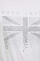 Хлопковая футболка Pepe Jeans Женский