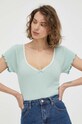 Levi's t-shirt bawełniany zielony A5908.0000