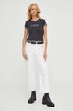Βαμβακερό μπλουζάκι Levi's A6094.0001 γκρί AW23