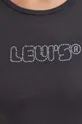 Βαμβακερό μπλουζάκι Levi's A6094.0001 γκρί
