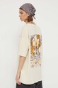 Odzież Billabong t-shirt bawełniany EBJZT00205 beżowy