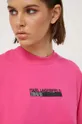 ροζ Βαμβακερό μπλουζάκι Karl Lagerfeld Jeans