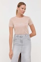 Patrizia Pepe t-shirt beżowy 8K0159.K128