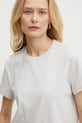 Patrizia Pepe tricou din bumbac gri 8M1543.J111