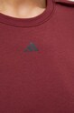 adidas Performance t-shirt treningowy IM2708 bordowy