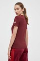 Одежда Хлопковая футболка adidas IM2829 бордо