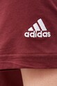 Хлопковая футболка adidas IM2829 бордо