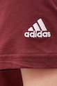 Хлопковая футболка adidas IM2829 бордо