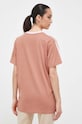 Odzież adidas t-shirt bawełniany IM2871 pomarańczowy