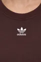 brązowy adidas Originals t-shirt bawełniany