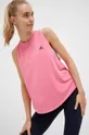 ροζ Top για τρέξιμο adidas Performance Run Icons Γυναικεία