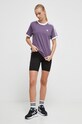 adidas Originals t-shirt bawełniany IL3868 fioletowy AW23