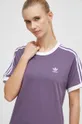 фіолетовий Бавовняна футболка adidas Originals