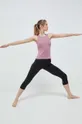 Топ для йоги adidas Performance Studio розовый