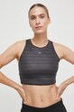 Одяг Топ для йоги adidas Performance Studio IL3951 сірий