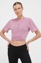 Футболка для йоги adidas Performance Studio slim розовый IL3964