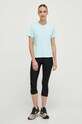 adidas Performance t-shirt do biegania Own the Run IL4131 turkusowy AW23