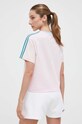 Odzież adidas t-shirt bawełniany IM0364 różowy