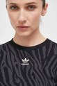 Βαμβακερό μπλουζάκι adidas Originals II5869 μαύρο