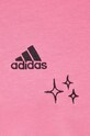 Бавовняна футболка adidas IJ8742 рожевий