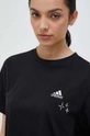 czarny adidas t-shirt bawełniany