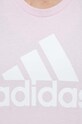 adidas t-shirt bawełniany GL0726 różowy