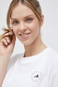 Тениска adidas by Stella McCartney бял HR9167