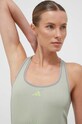 adidas Performance top treningowy zielony HY3855
