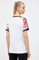 Odzież adidas Performance t-shirt treningowy Pride Tiro HY9631 biały