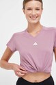 adidas Performance t-shirt treningowy Training Essentials różowy HZ5662
