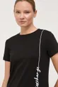 čierna Bavlnené tričko Armani Exchange