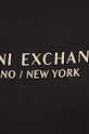 Бавовняна футболка Armani Exchange 8NYTAB.YJG3Z чорний