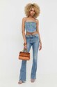 Miss Sixty top jeansowy 6T2XJ1850000 niebieski AW23