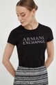 Armani Exchange t-shirt czarny 6RYT36.YJC7Z