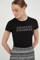 črna Kratka majica Armani Exchange