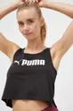 czarny Puma top treningowy