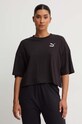 Хлопковая футболка Puma 621381 чёрный AW23