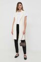 Bavlněné tričko Twinset 232TP2770 bílá AW23