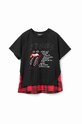 Desigual t-shirt 23WWTKBU czarny