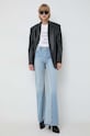 Victoria Beckham tricou din bumbac alb 1322JTS004130A