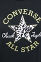 Хлопковая футболка Converse 10025212.A02 чёрный