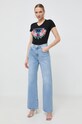 Μπλουζάκι Guess W3BI56.J1314 μαύρο AW23