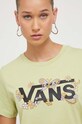 Vans tricou din bumbac verde VN000ACBBYY1