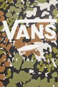 Памучна тениска Vans VN000ACFZBF1 зелен