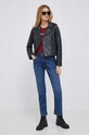 Pepe Jeans t-shirt PL505202.299 bordowy AW23