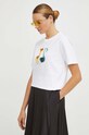 PS Paul Smith t-shirt bawełniany biały W2R.232V.LP4124